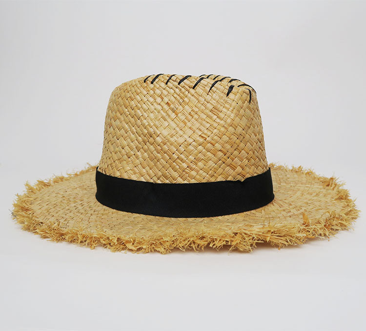 Straw hat beige