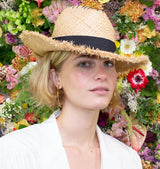 Straw hat beige