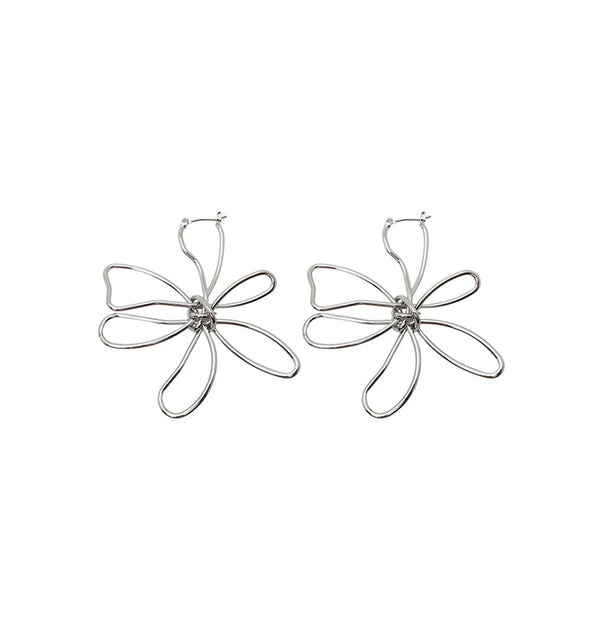 summer love earrings silver