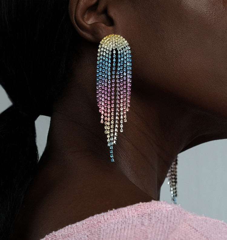 tamara earrings rainbow