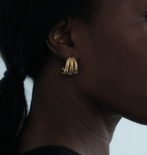 Tasya earrings gold