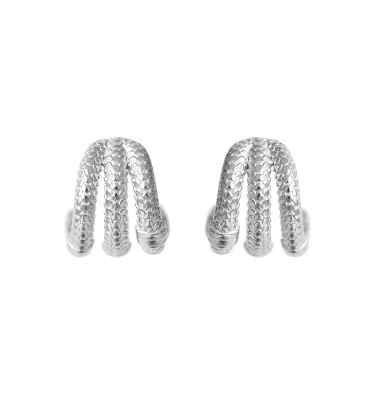 tasya earrings silver