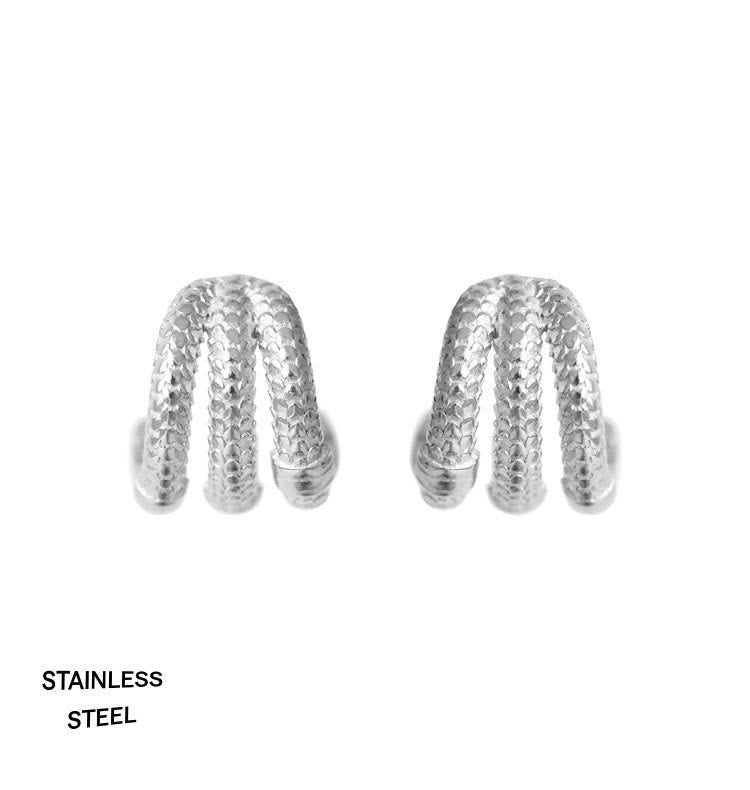 tasya earrings silver