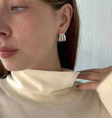 tasya earrings silver