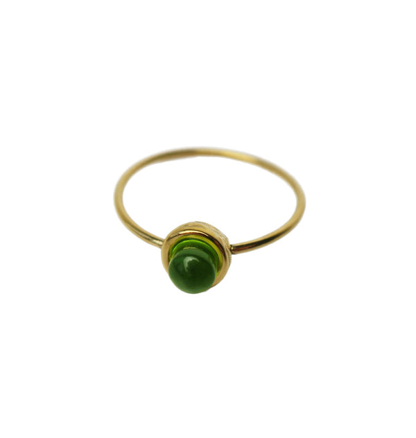tea ring green gold