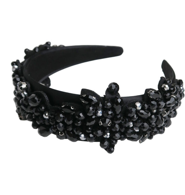 Tiara hair band black