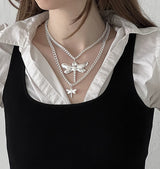 tin tin small necklace silver