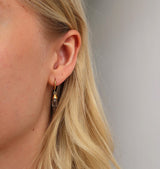 veja crystal drop single earring gold