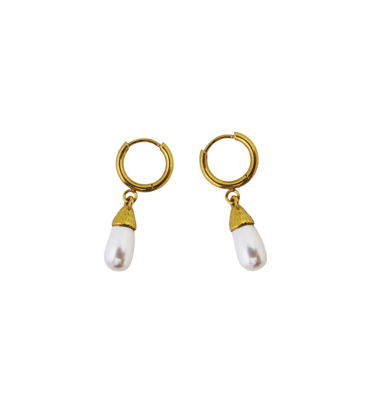 Veja drop earrings gold