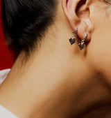 veja heart single earring silver