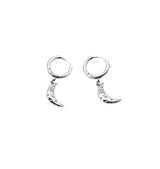 veja moon earrings silver