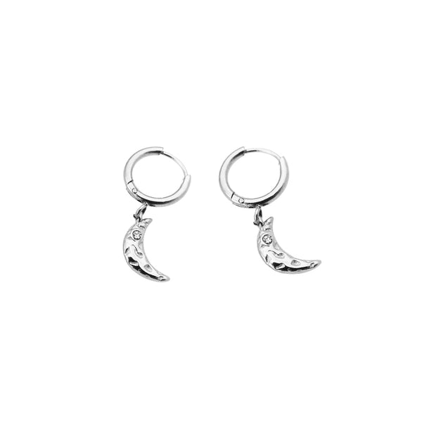 veja moon earrings silver