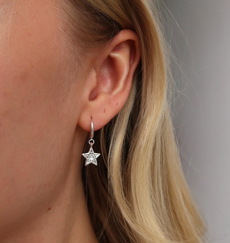 veja star earrings silver