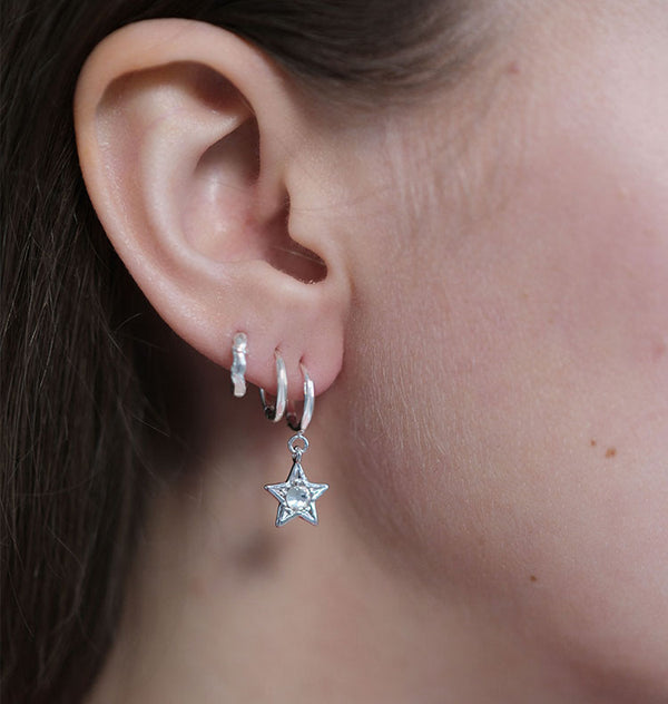 veja star earrings silver