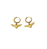 veja wing earrings gold