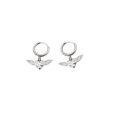 veja wing earrings silver