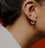 Veja wing single earring silver