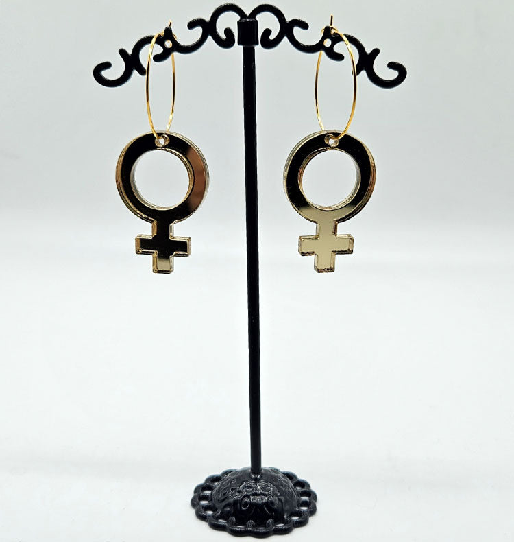 venus earrings gold