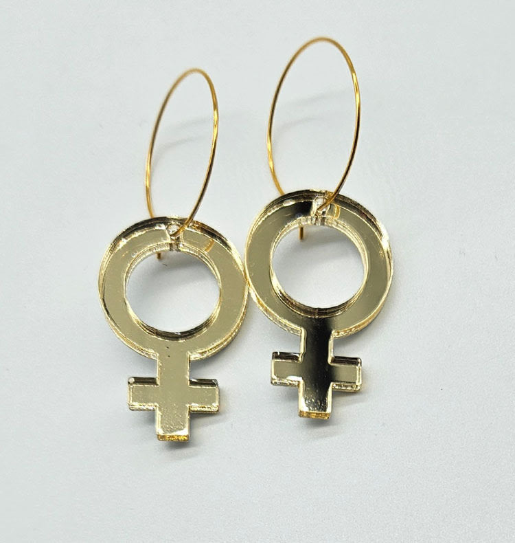 venus earrings gold