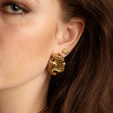 Venus Shell Golden Earrings