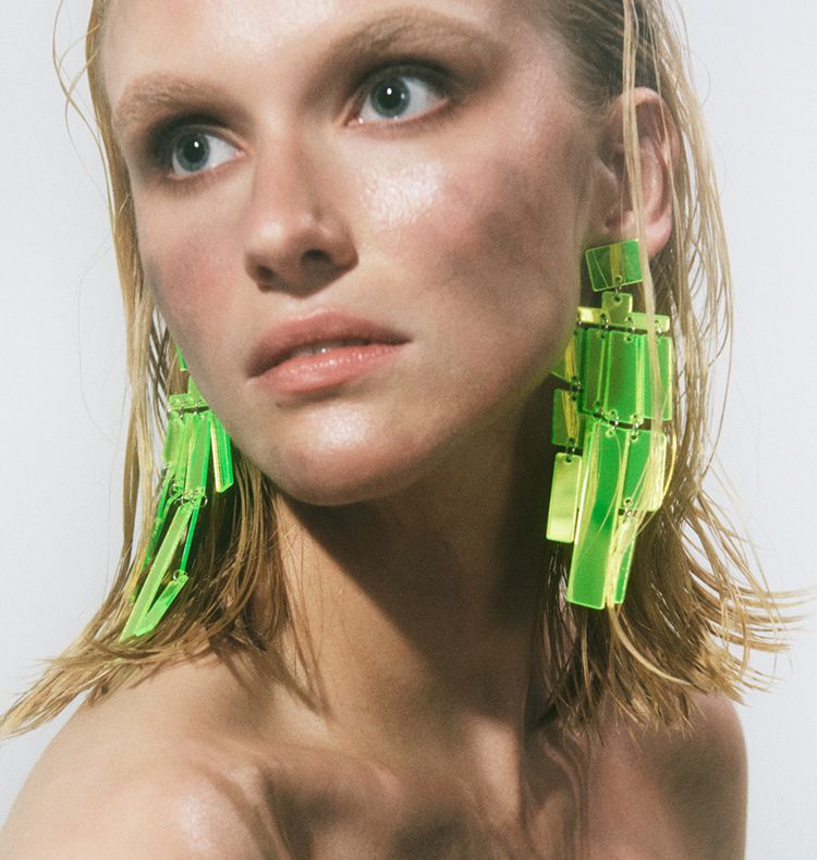 Vera earrings green