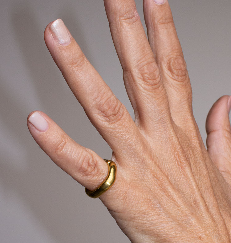 Viggo ring brass