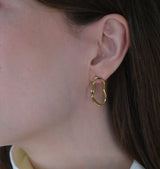 Vor earrings gold