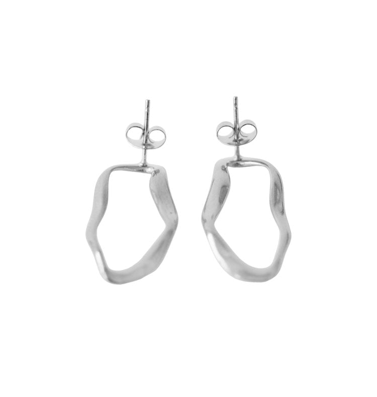 Vor earrings silver