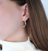 Vor earrings silver