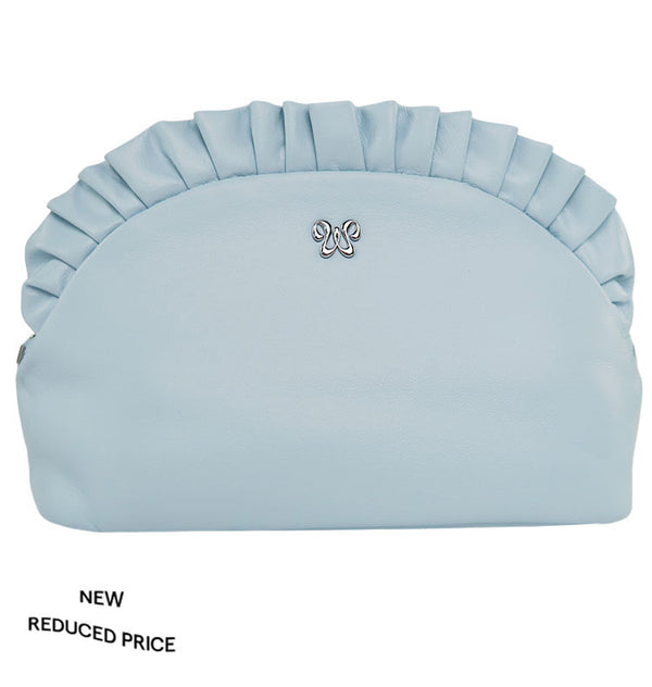 FLORA WALLET/TOILET BAG BLUE