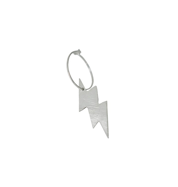 Bolt Loop single earring silver