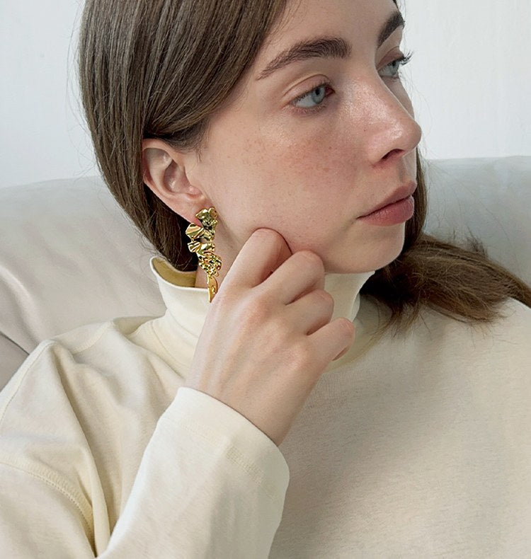 Zasha earrings gold