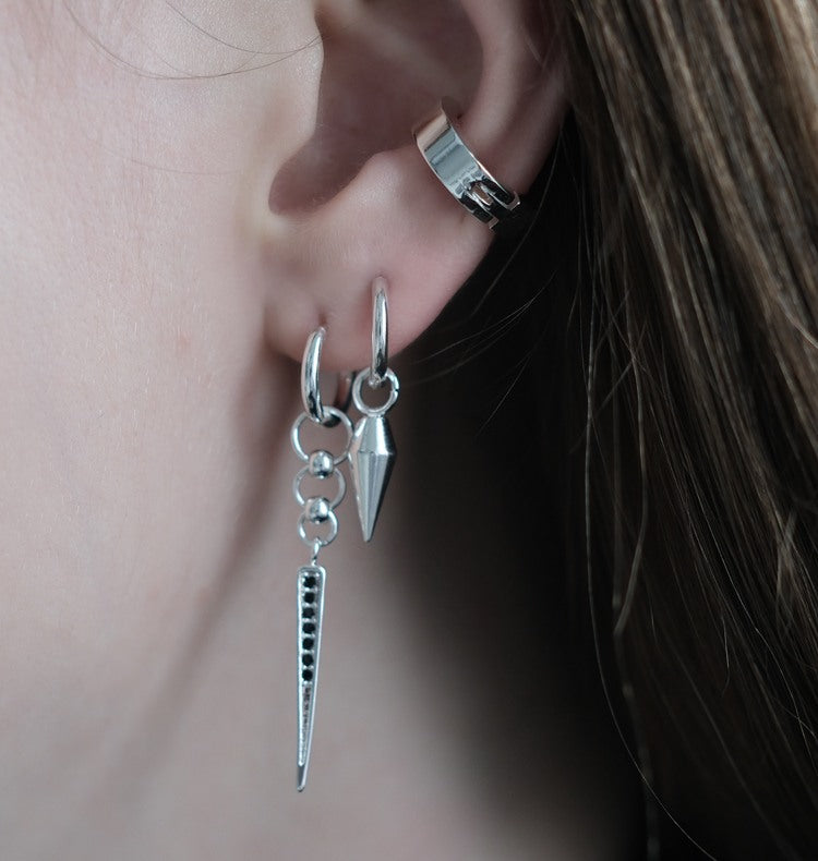 Silver Shell Wos Zelda mini single earring silver | WOS