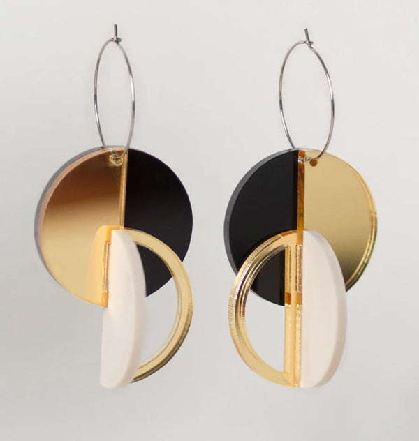 Rodchenko earrings gold