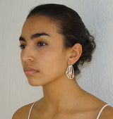 Butterfly earrings silver
