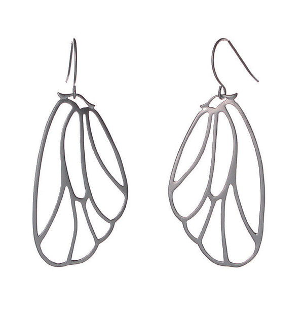 Butterfly earrings silver