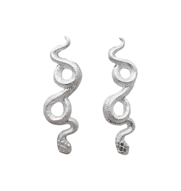 Cylin earrings silver