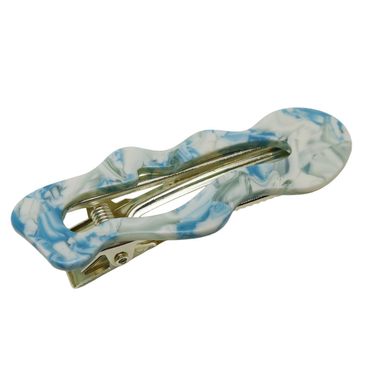 Dip dye hair clip blue
