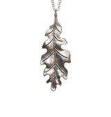 Oak leaf • halsband silver