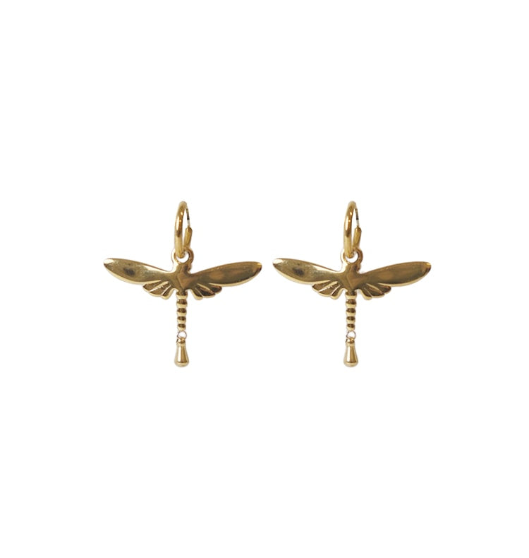 small ellie earrings gold