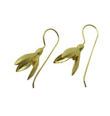 Snödroppe earrings gold