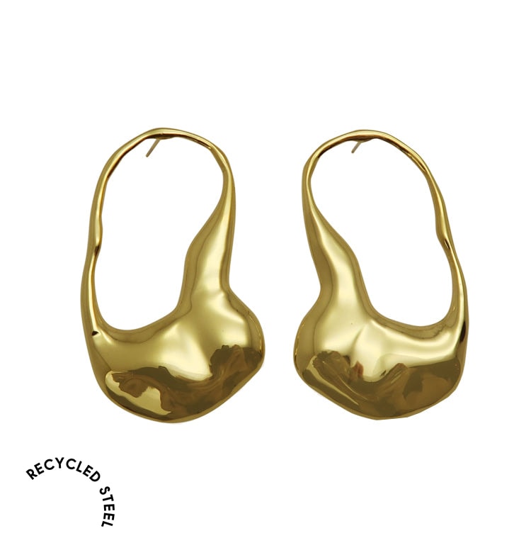 ada earrings gold