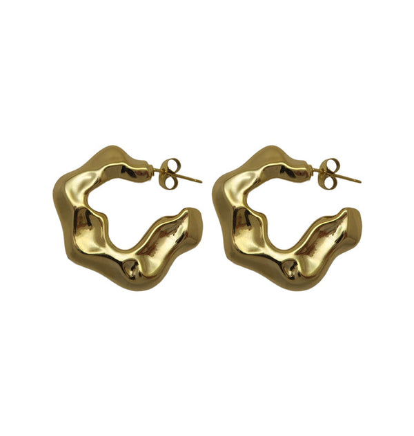 amanda earrings • gold