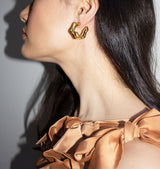 amanda earrings • gold