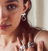 Amason earrings silver