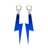Blue flash earrings