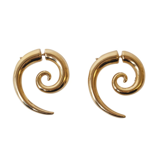 Bombom earrings gold