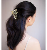 Butterfly hair clip gold