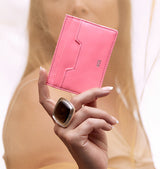Card wallet neon pink