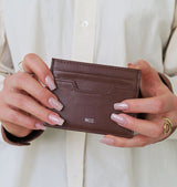 card wallet brown